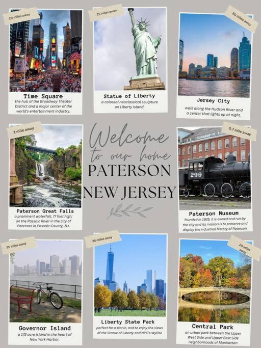 The Modern Suite - 2Br Close To Nyc Paterson Exterior foto